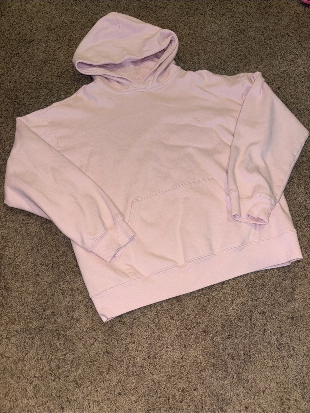 EUC Aeropostale blush pink hoodie with fleece lining